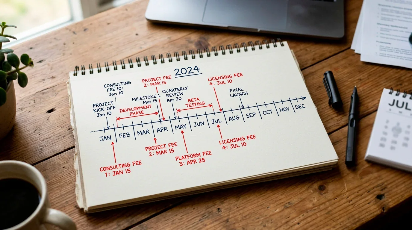 Account activity timeline showing inactivity deadlines and fee triggers