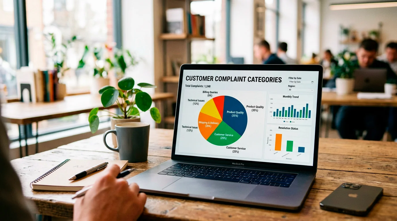 Casino complaint statistics showing common issue categories