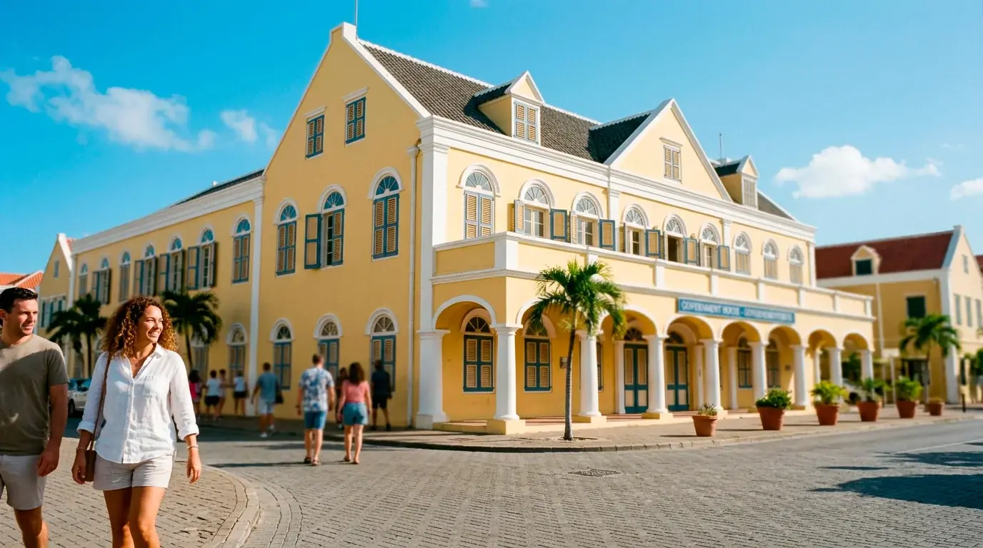 Curaçao government building representing regulatory authority