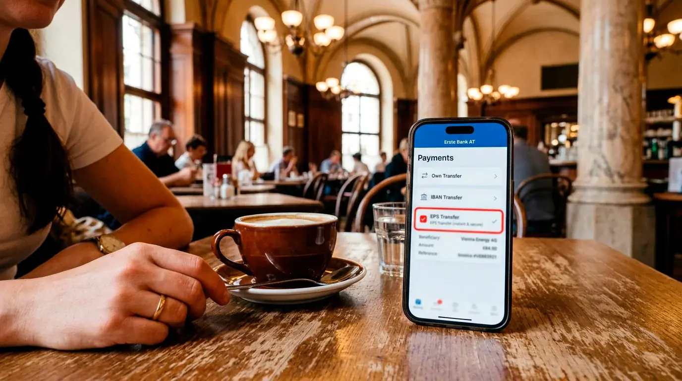 EPS online banking payment method popular in Austrian market