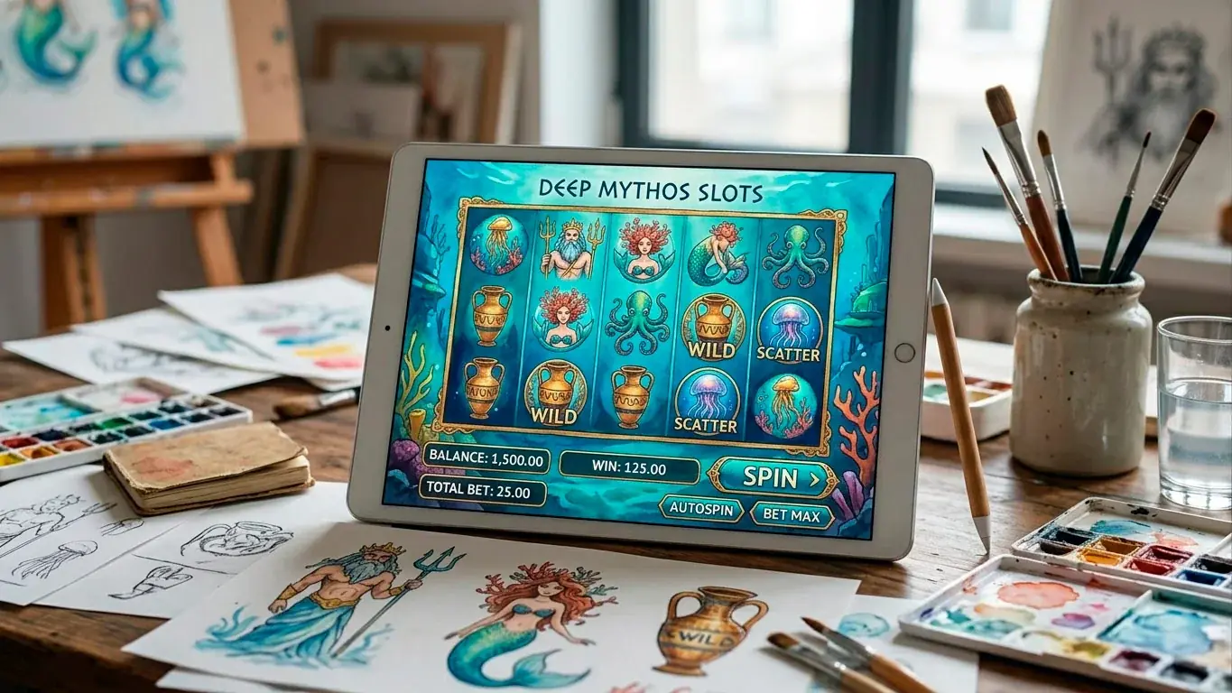 Unique slot game design from a niche studio showing distinctive art style