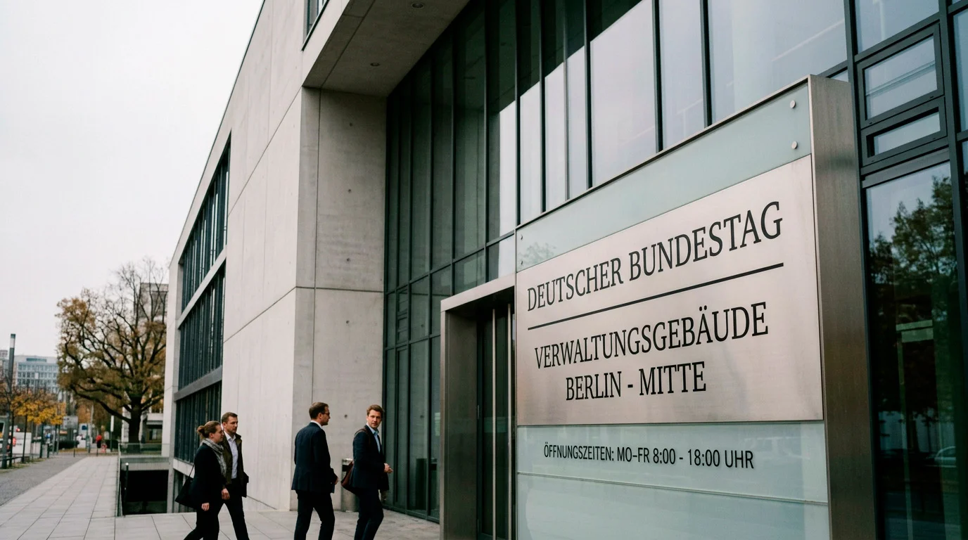 German gambling regulatory authority office building exterior