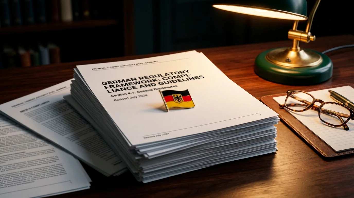 German gambling regulation framework showing GGL licensing requirements and enforcement measures
