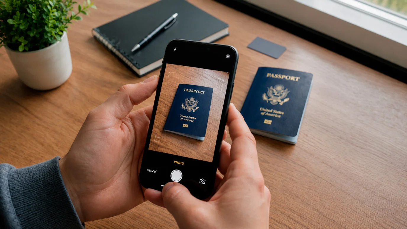 KYC document upload on smartphone for casino verification
