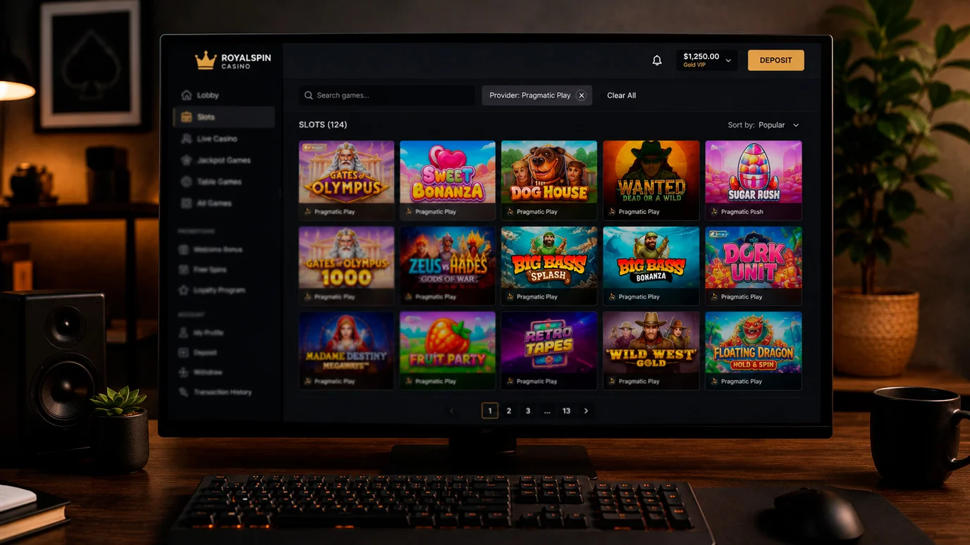 Slot game provider badges indicating free spin eligible titles