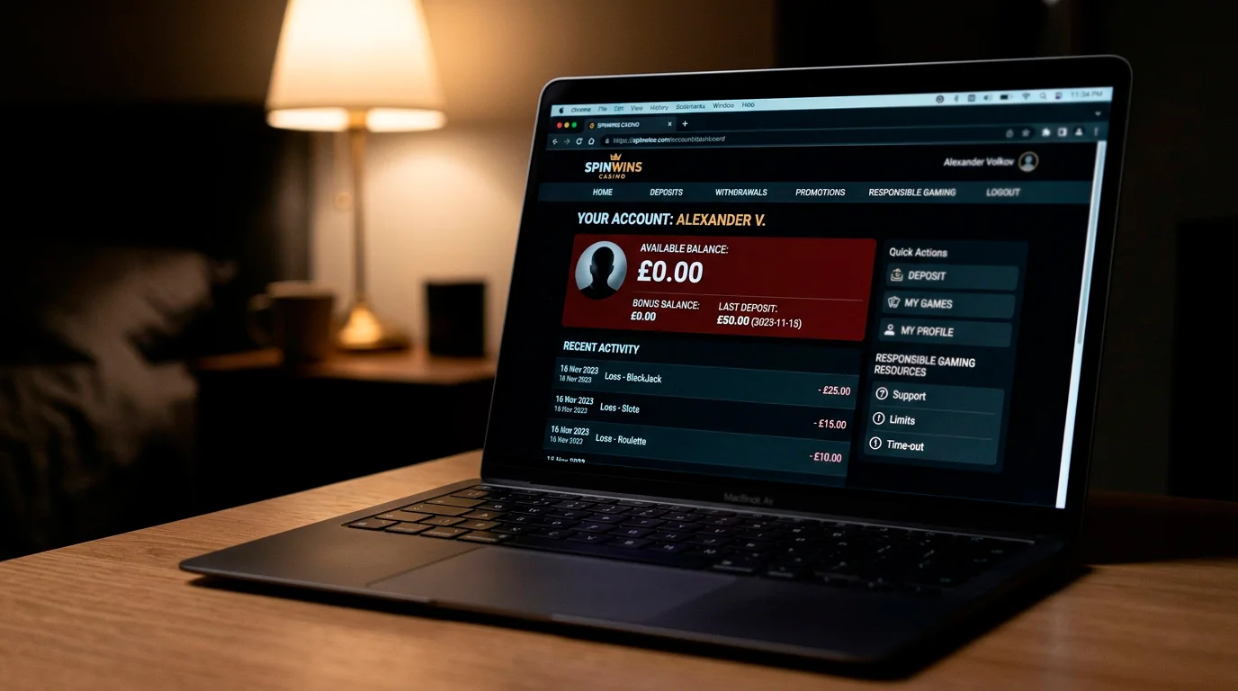 Zero balance account screen after confiscation of inactive funds